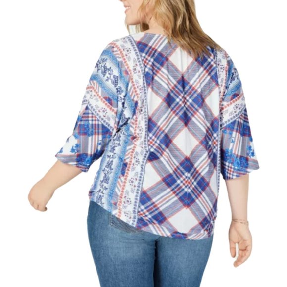 Style & Co. Women's PLUS V-Neck Blouse 2X NWT - Picture 2 of 8